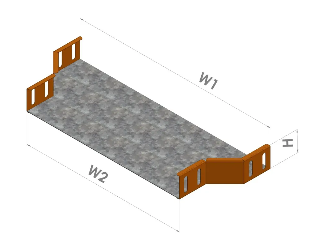 Reduser w40*w20cm H10cm 1.2mm