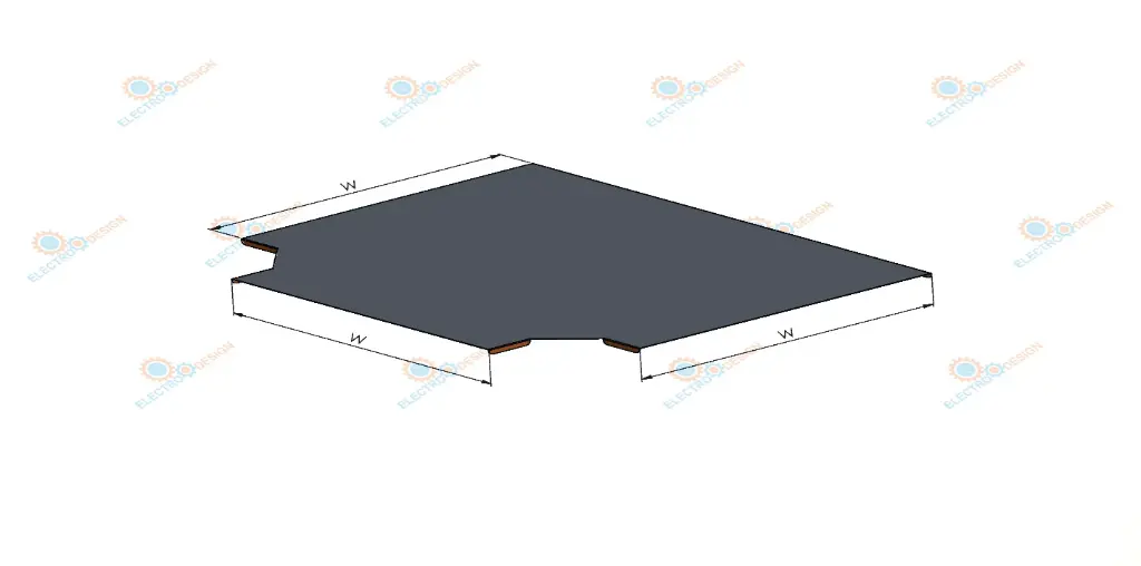 Cover T Shape 60cm