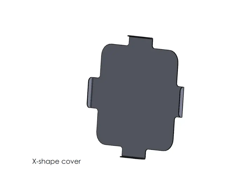 Cover X Shape 30cm
