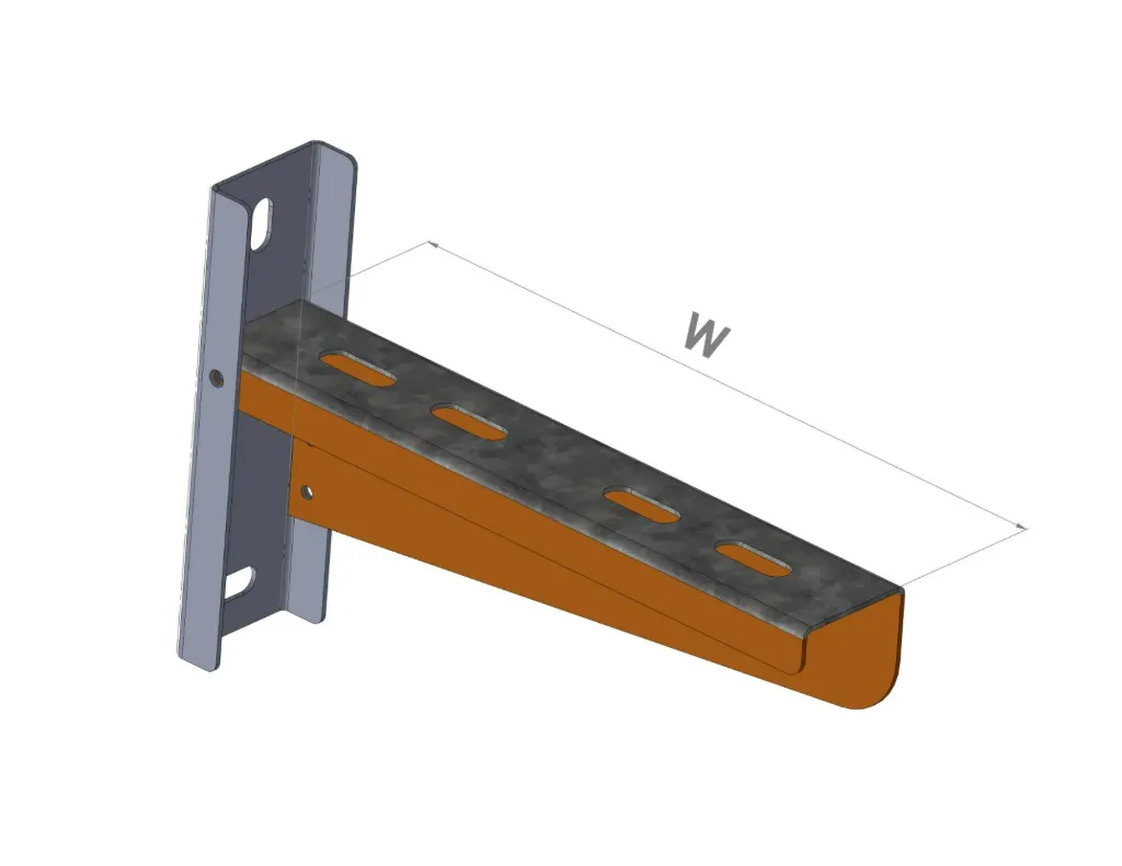 Wall Stand W20cm 2mm