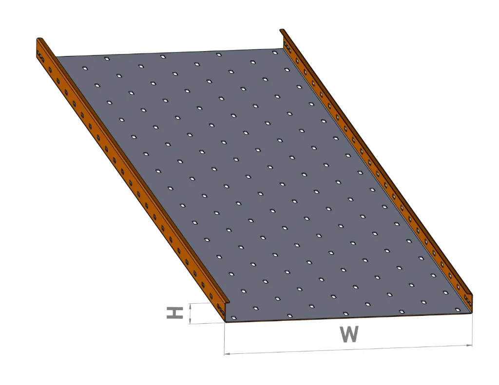 Cable Tray W80*H7cm 1.5mm