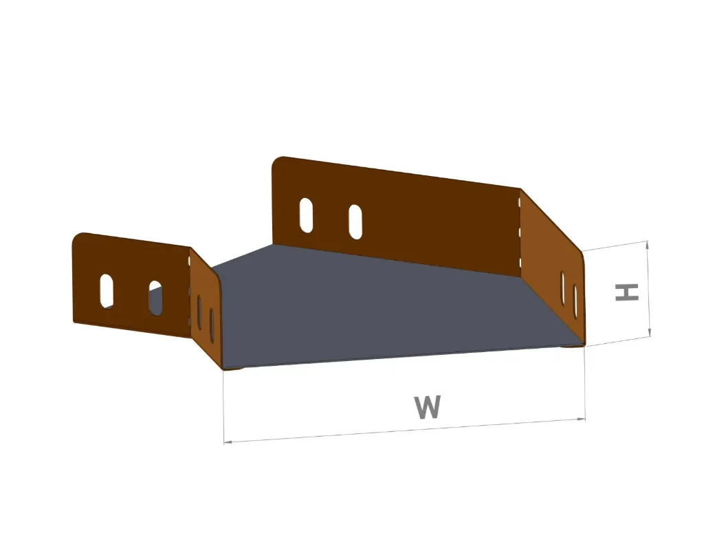 L Shape W20cm*H5 1.2mm